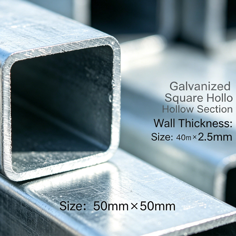Galvanizli Kare İçi Boş Bölüm
